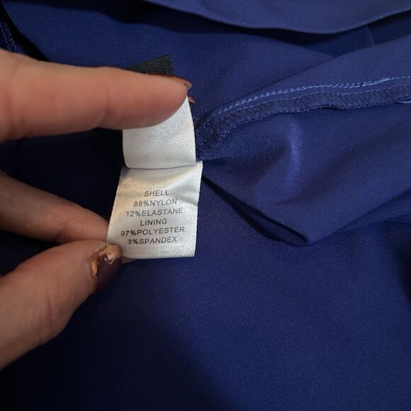 Diane Von Furstenberg Jamila Sheath Dress Cobalt Blue Women's Size US 8 EUC - Picture 11 of 12